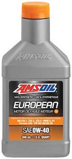 European Car Formula 0W-40 Classic Emissions System Protection Synthetic Oil
